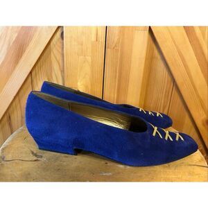 STUART WEITZMAN SUEDE PUMP ROYAL BLUE Size 8B